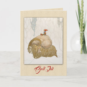 Julbocken by John Bauer (1912) Holiday Card