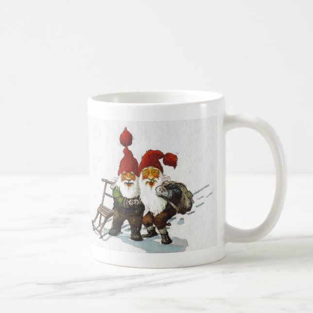 Julenisse Friends Sledding Coffee Mug (Right)