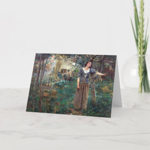 Jules Bastien-Lepage Joan of Arc Poster Card