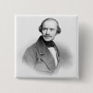Jules Benedict 2 Inch Square Button