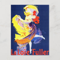 Jules Cheret Folies Bergere Postcard