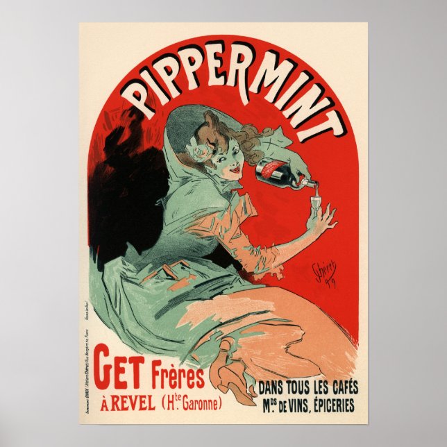 Jules Chéret Pippermint Poster (Front)