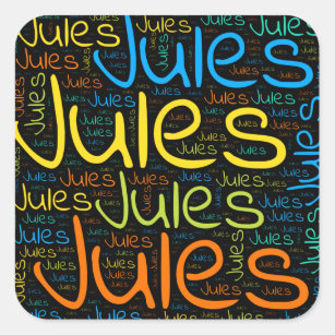 Jules Square Sticker