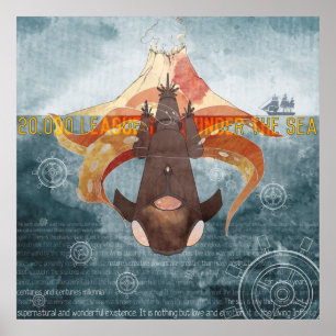 Jules Verne  20000 Leagues Under the Sea Poster