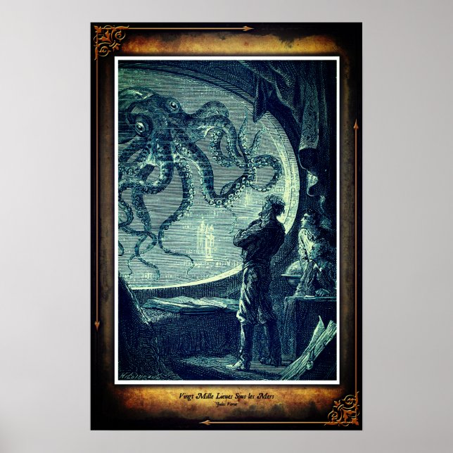 Jules Verne 20000 Leagues Under the Sea Poster 3 (Front)