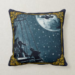Jules Verne Hector Servadac Throw Pillow<br><div class="desc">One of the Steampunk Gallery's most popular images is now available as a throw pillow. A perfect mood-setting decor item ideal for any fan of Verne or lover of Steampunk.</div>