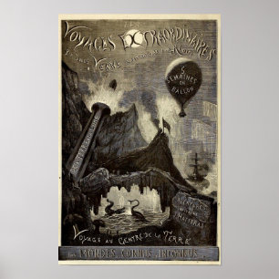Jules Verne's Voyages Extraordinaires (1861) Poster