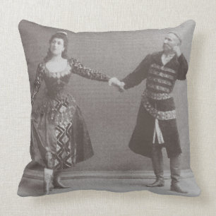 Julia and Felix Kschessinsky in the mazu Throw Pillow
