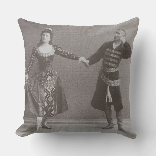 Julia and Felix Kschessinsky in the mazu Throw Pillow (Front)