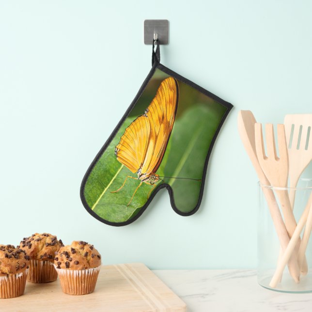 Julia Butterfly  Oven Mitt (Insitu(Hanging))