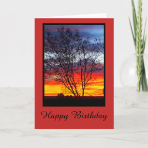Julia Cresunset silhouette card