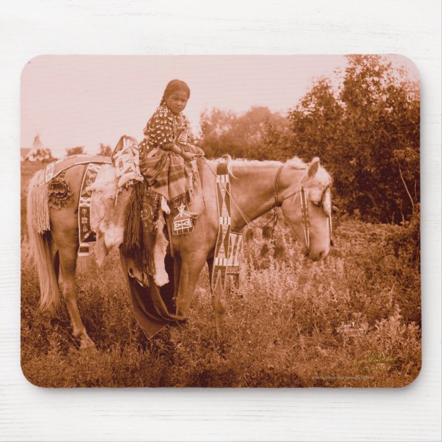 Julia - Crow Woman Mouse Pad (Front)