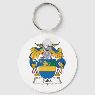 Julia Family Crest Keychain
