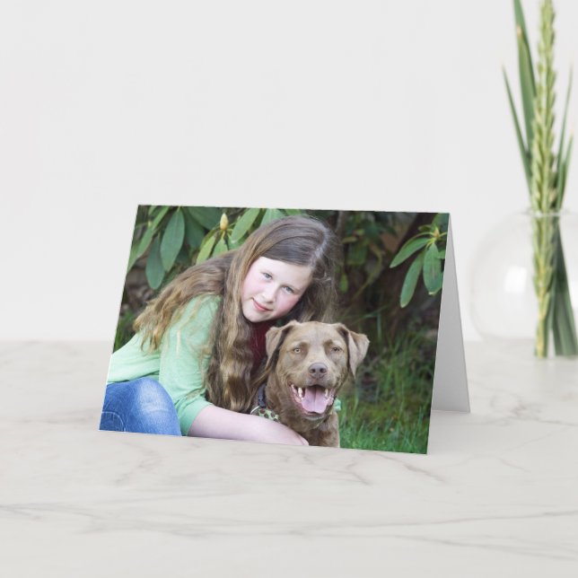 Julia & Hollie Greeting Card (Front)