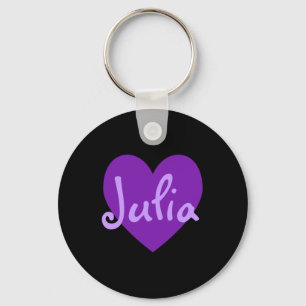 Julia in Purple Keychain