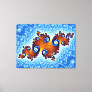 Julia Island Mandelbrot Set Canvas Print