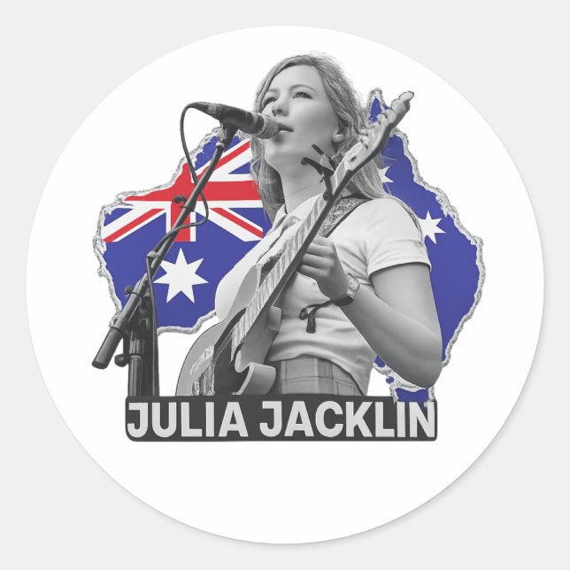 Julia Jacklin Classic Round Sticker (Front)