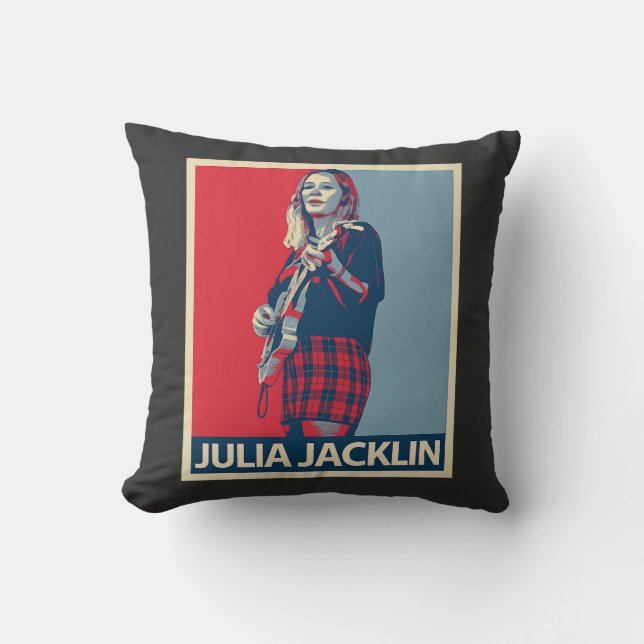 Julia Jacklin Throw Pillow (Front)