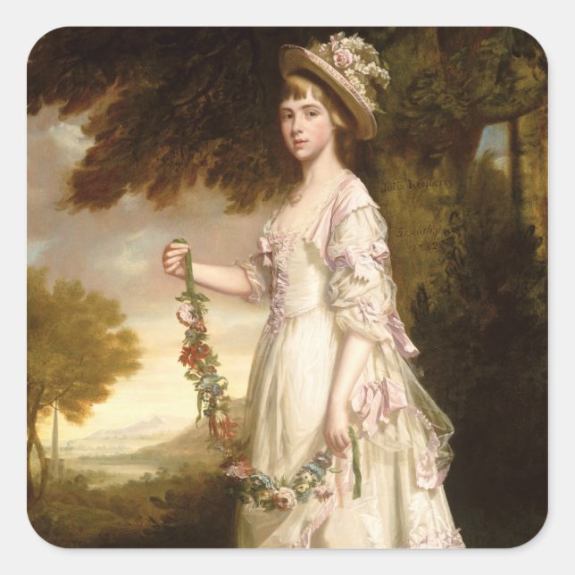 Julia Keathberry Square Sticker (Front)