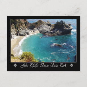 Julia Pfeiffer Burns State Park, California Postcard