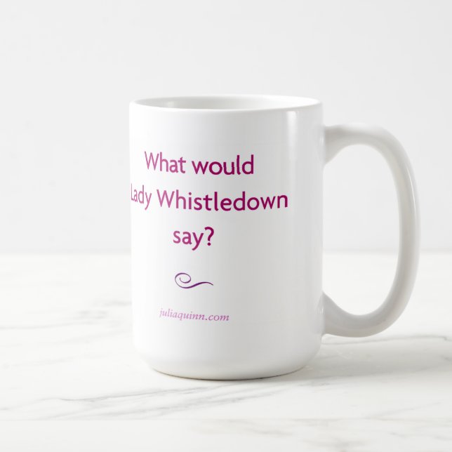 Julia Quinn "Lady Whistledown" Mug (Right)