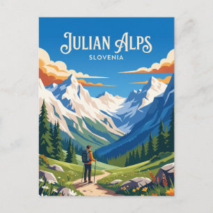 Julian Alps Slovenia Postcard