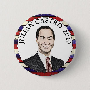 Julian Castro for President 2020 Election Support 2 Inch Round Button
