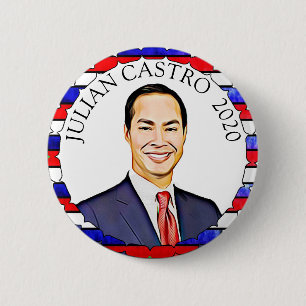 Julian Castro for President 2020 Election Support 2 Inch Round Button