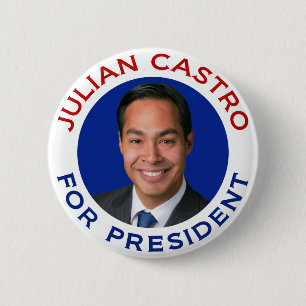 Julian Castro For President 2 Inch Round Button