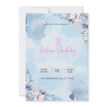 juliana’sbirthday invitation card 5" x 7"