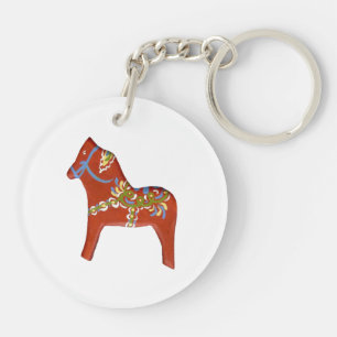 Julia's Dala Horse porte - clé