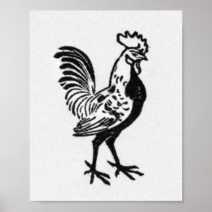 Julie de Graag Rooster Poster