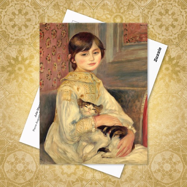 Julie Manet Cat Pierre-Auguste Renoir  Postcard (Creator Uploaded)