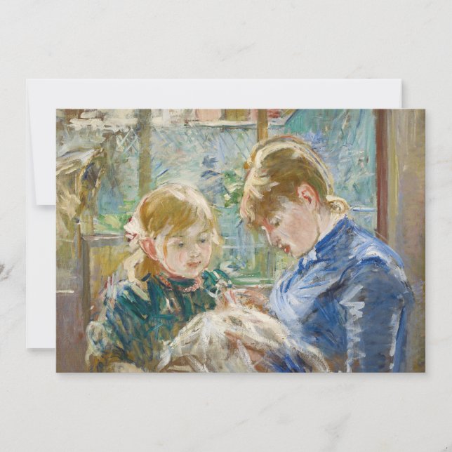 Julie with Her Nanny | Berthe Morisot (Front)