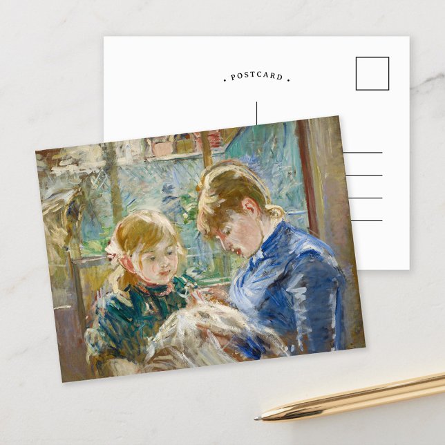 Julie with Her Nanny | Berthe Morisot Postcard (Creator Uploaded)