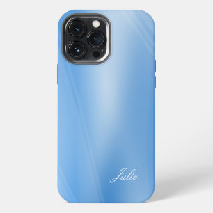 Julie - Your Name Template, Beautiful Blue Shades  iPhone 13 Pro Max Case
