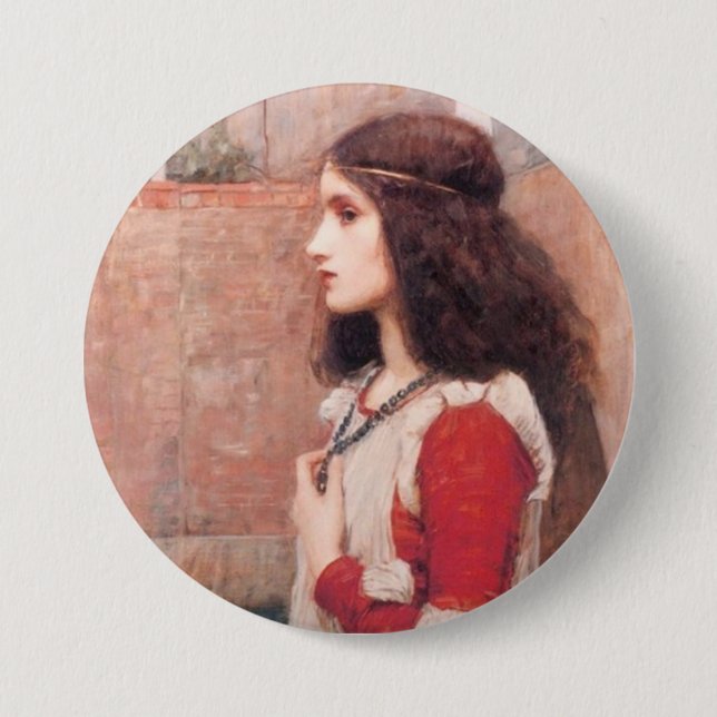 Juliet 3 Inch Round Button (Front)