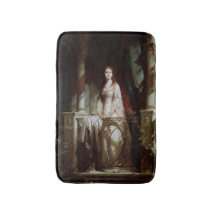 Juliet by Thomas-Francis Dicksee Bath Mat