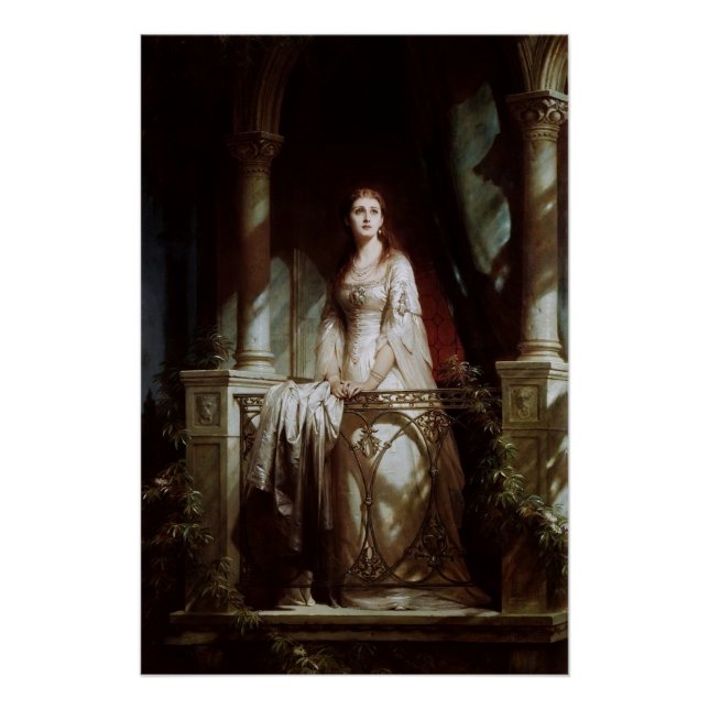 Juliet by Thomas-Francis Dicksee Poster (Front)