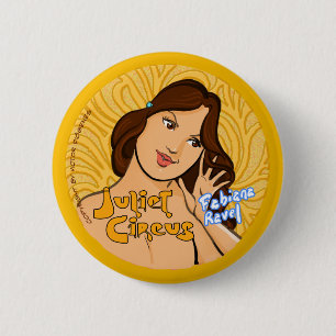 Juliet Circus - Fabiana Ravel 2 Inch Round Button