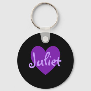 Juliet in Purple Keychain