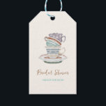 JULIET Tea Set Party Bridal Shower Gift Tags<br><div class="desc">Made for you!</div>