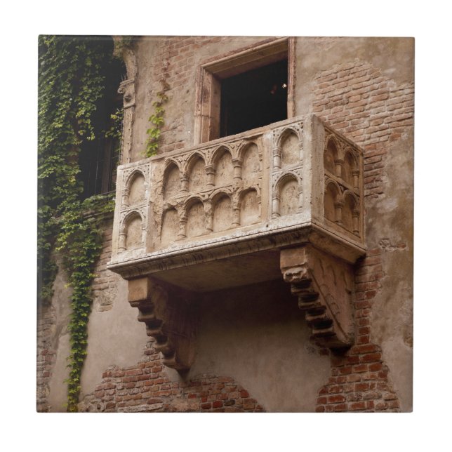 Juliet's Balcony; Where is Romeo? Tile (Front)