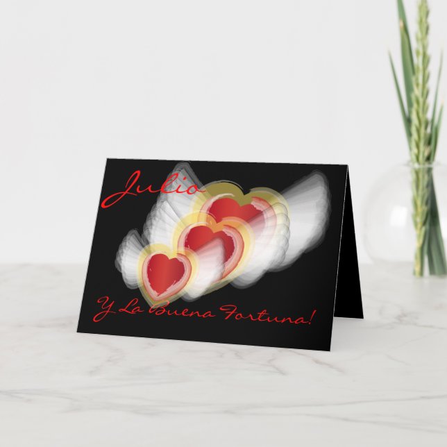 "Julio Y La Buena Fortuna!"-Customize Card (Front)