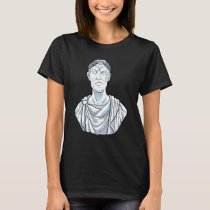 Julius Caesar Bust Classic Spqr Ancient Rome Histo T-Shirt