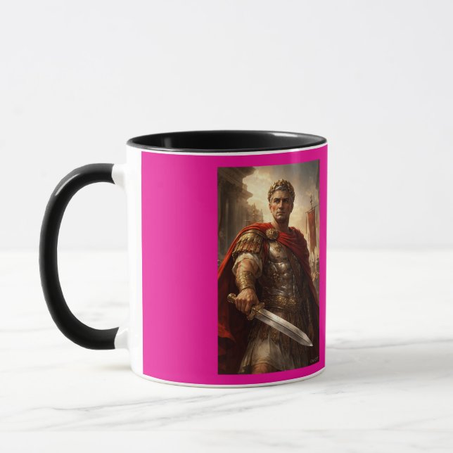 Julius Caesar pink Mug (Left)