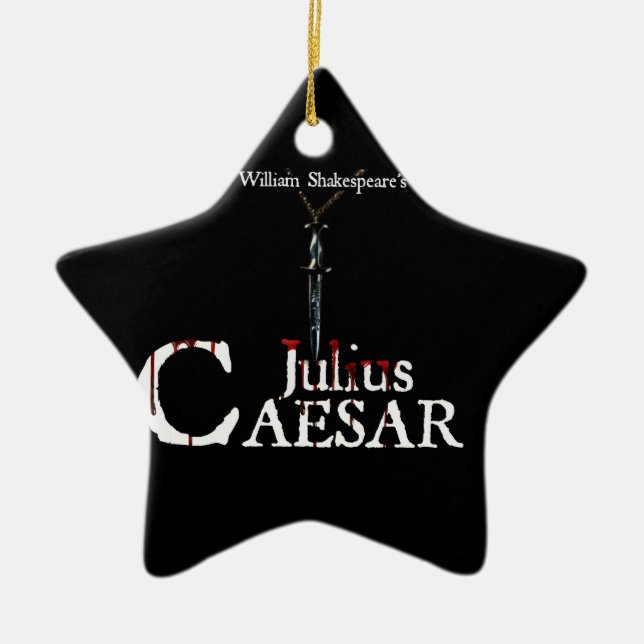 Julius Caesar Star Ornament (Front)