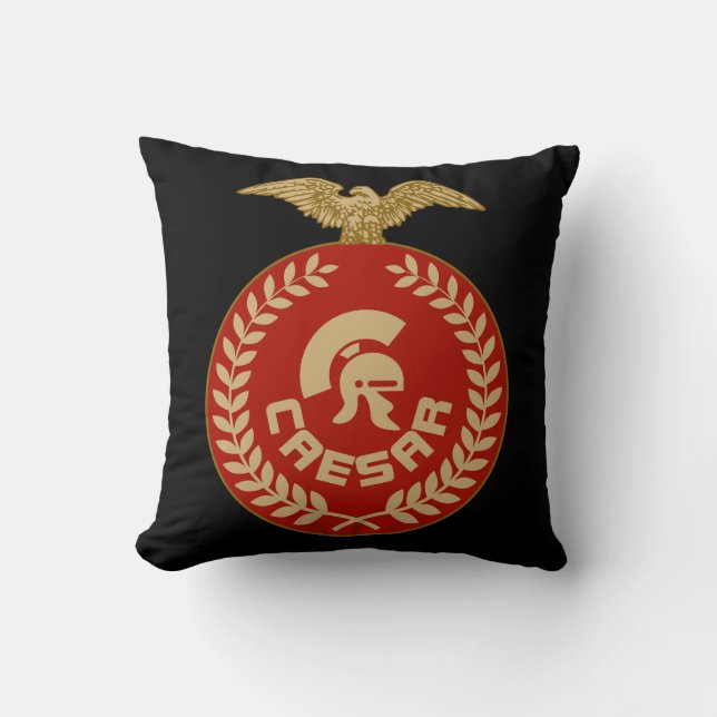 Julius Caesar Throw Pillow. Throw Pillow (Front)