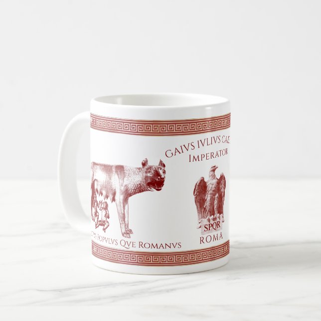 Julius Caesar's Imperial Coffee Mug (Front Left)