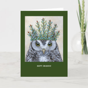 Julius le hibou Carte de vacances